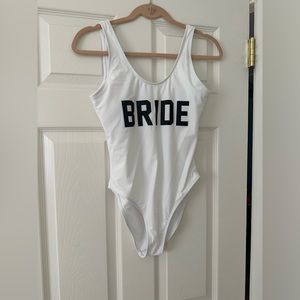 White Bride 1 Piece Swimsuit
